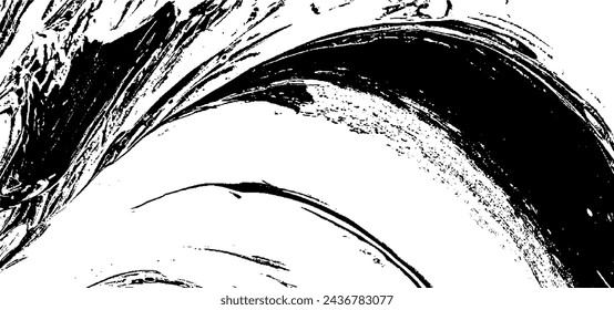 Vector brush sroke texture. Distressed uneven grunge background. Abstract distressed vector illustration. Overlay over any design to create interesting effect and depth. Black isolated on white. EPS10