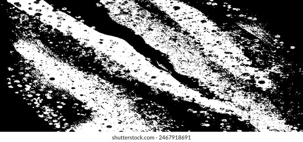 Vector brush sroke texture. Distressed uneven grunge background. Abstract distressed vector illustration. Overlay over any design to create interesting effect and depth. Black isolated on white. EPS10