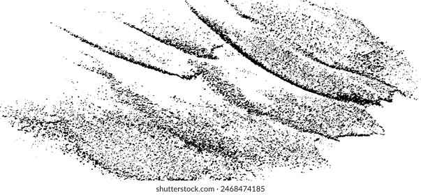 Vector brush sroke texture. Distressed uneven grunge background. Abstract distressed vector illustration. Overlay over any design to create interesting effect and depth. Black isolated on white. EPS10