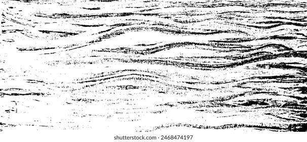 Vector brush sroke texture. Distressed uneven grunge background. Abstract distressed vector illustration. Overlay over any design to create interesting effect and depth. Black isolated on white. EPS10