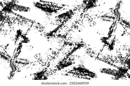 Vector brush sroke texture. Distressed uneven grunge background. Abstract distressed vector illustration. Overlay over any design to create interesting effect and depth. Black isolated on white. EPS10