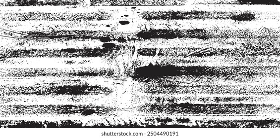 Vector brush sroke texture. Distressed uneven grunge background. Abstract distressed vector illustration. Overlay over any design to create interesting effect and depth. Black isolated on white. EPS10