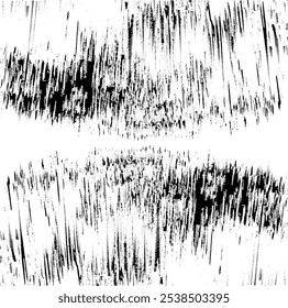 Vector brush sroke texture. Distressed uneven grunge background. Abstract distressed vector illustration. Overlay over any design to create interesting effect and depth. Black isolated on white. EPS10