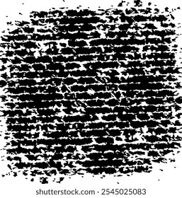Vector brush sroke texture. Distressed uneven grunge background. Abstract distressed vector illustration. Overlay over any design to create interesting effect and depth. Black isolated on white. EPS10