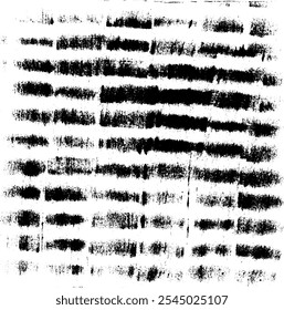 Vector brush sroke texture. Distressed uneven grunge background. Abstract distressed vector illustration. Overlay over any design to create interesting effect and depth. Black isolated on white. EPS10