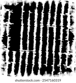 Vector brush sroke texture. Distressed uneven grunge background. Abstract distressed vector illustration. Overlay over any design to create interesting effect and depth. Black isolated on white. EPS10