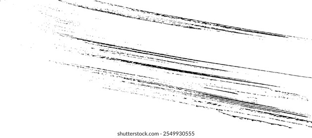 Vector brush sroke texture. Distressed uneven grunge background. Abstract distressed vector illustration. Overlay over any design to create interesting effect and depth. Black isolated on white. EPS10