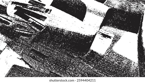 Vector brush sroke texture. Distressed uneven grunge background. Abstract distressed vector illustration. Overlay over any design to create interesting effect and depth. Black isolated on white. EPS10