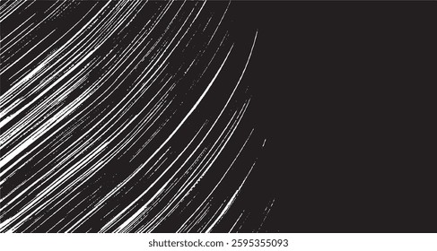 Vector brush sroke texture. Distressed uneven grunge background. Abstract distressed vector illustration. Overlay over any design to create interesting effect and depth. Black isolated on white. EPS10