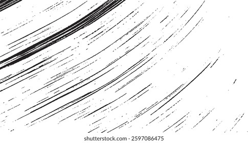 Vector brush sroke texture. Distressed uneven grunge background. Abstract distressed vector illustration. Overlay over any design to create interesting effect and depth. Black isolated on white. EPS10