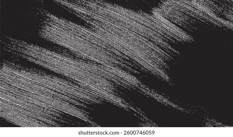 Vector brush sroke texture. Distressed uneven grunge background. Abstract distressed vector illustration. Overlay over any design to create interesting effect and depth. Black isolated on white. EPS10