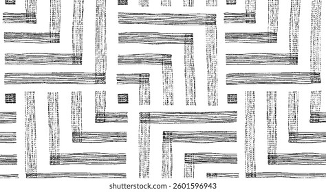 Vector brush sroke texture. Distressed uneven grunge background. Abstract distressed vector illustration. Overlay over any design to create interesting effect and depth. Black isolated on white. EPS10