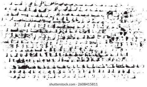 Vector brush sroke texture. Distressed uneven grunge background. Abstract distressed vector illustration. Overlay over any design to create interesting effect and depth. Black isolated on white. EPS10