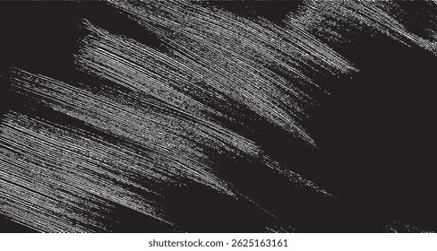 Vector brush sroke texture. Distressed uneven grunge background. Abstract distressed vector illustration. Overlay over any design to create interesting effect and depth. Black isolated on white. EPS10