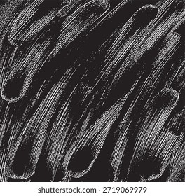 Vector brush sroke texture. Distressed uneven grunge background. Abstract distressed vector illustration. Overlay over any design to create interesting effect and depth. Black isolated on white. EPS10