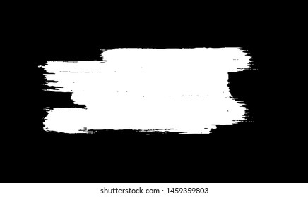 Vector brush srokes texture. Distressed uneven texture. Grunge background. Abstract vector illustration. Overlay to create interesting effect and depth. Black isolated on white background. EPS10.