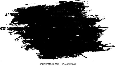 Vector brush srokes texture. Distressed uneven texture. Grunge background. Abstract vector illustration. Overlay to create interesting effect and depth. Black isolated on white background. EPS10.
