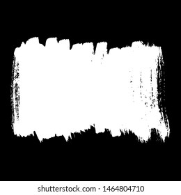 Vector brush srokes texture. Distressed uneven texture. Grunge background. Abstract vector illustration. Overlay to create interesting effect and depth. Black isolated on white background. EPS10.
