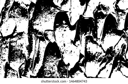 Vector brush srokes texture. Distressed uneven texture. Grunge background. Abstract vector illustration. Overlay to create interesting effect and depth. Black isolated on white background. EPS10.