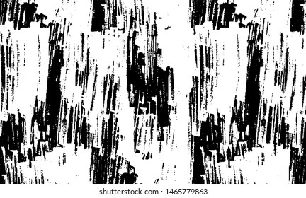 Vector brush srokes texture. Distressed uneven texture. Grunge background. Abstract vector illustration. Overlay to create interesting effect and depth. Black isolated on white background. EPS10.