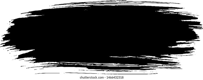 Vector brush srokes texture. Distressed uneven texture. Grunge background. Abstract vector illustration. Overlay to create interesting effect and depth. Black isolated on white background. EPS10.