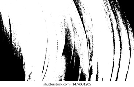 Vector brush srokes texture. Distressed uneven texture. Grunge background. Abstract vector illustration. Overlay to create interesting effect and depth. Black isolated on white background. EPS10.