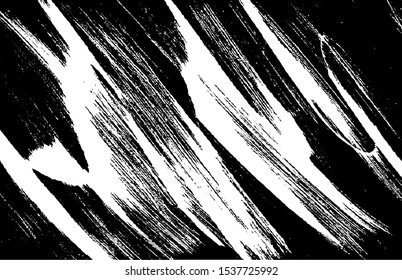 Vector brush srokes texture. Distressed uneven texture. Grunge background. Abstract vector illustration. Overlay to create interesting effect and depth. Black isolated on white background. EPS10.