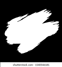 Vector brush srokes texture. Distressed uneven texture. Grunge background. Abstract vector illustration. Overlay to create interesting effect and depth. Black isolated on white background. EPS10.