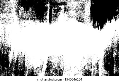 Vector brush srokes texture. Distressed uneven texture. Grunge background. Abstract vector illustration. Overlay to create interesting effect and depth. Black isolated on white background. EPS10.