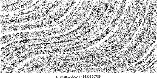 Vector brush srokes texture. Distressed uneven texture. Grunge background. Abstract vector illustration. Overlay to create interesting effect and depth. Black isolated on white background. EPS10.