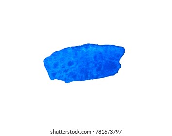 Vector brush stokes watercolor background with space for text palace blue , marina, aqua, azure, 