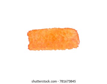 Vector brush stokes watercolor background with space for text dark cheddar, orange, flame, fire, autumn maple 