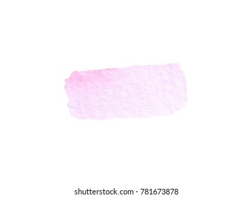 Vector brush stokes watercolor background with space for text pink lavender, spring crocus, violet light