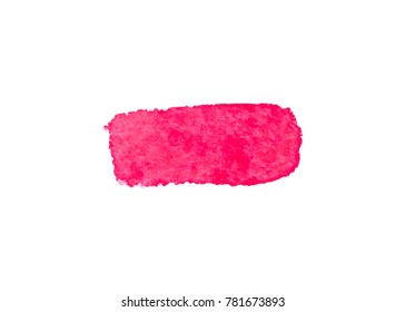 Vector brush stokes watercolor background with space for text pink yarrow, magenta, red, 