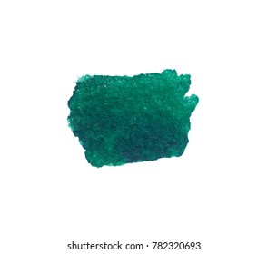 Vector brush stokes watercolor background . dark green, arcadia, shaded spruce
