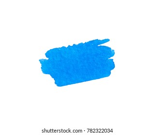Vector brush stokes watercolor background .colored neon blue, aqua, azure, marine, light, sky, sea
