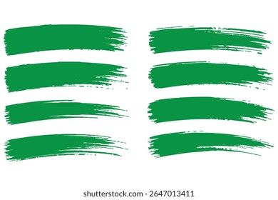 Image vectorielle brosse stries pack marqueur encre strokes grunge