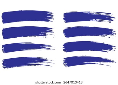 Image vectorielle brosse stries pack marqueur encre strokes grunge