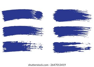 Image vectorielle brosse stries pack marqueur encre strokes grunge