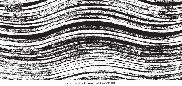 Vector brush strok texture. Distressed uneven grunge background. Abstract distressed vector illustration. Overlay over any design to create interesting effect and depth. Black isolated on white. EPS10