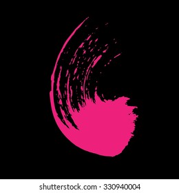 Vector brush stroke.