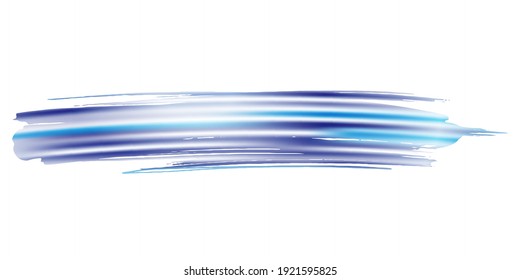 Estroque del pincel del vector. Resumen de la salpicadura de fluidos. Fondo texturado de color de agua.  Splash aislado sobre fondo blanco. Pincel de pancarta de venta. Pincel de degradado azul e índigo.
