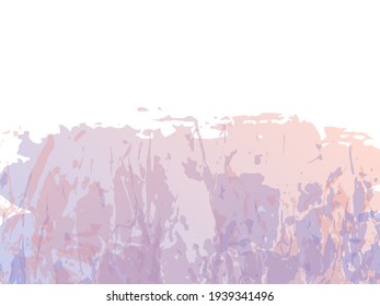 Vector Brush Stroke. Abstract Fluid Splash. Isolated Splash on White Backdrop. Watercolor Textured Background.  Blue and Indigo Sale Banner Brushstroke. Gradient Paintbrush.