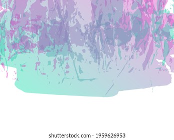 Vector Brush Stroke. Abstract Fluid Splash. Isolated Splash on White Backdrop. Sale Banner Brushstroke. Watercolor Textured Background.  Gradient Paintbrush.