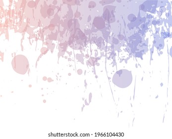 Vector Brush Stroke. Abstract Fluid Splash. Gradient Paintbrush. Sale Banner Brushstroke. Watercolor Textured Background.  Isolated Splash on White Backdrop. Blue and Indigo