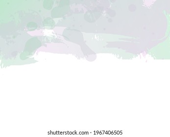 Vector Brush Stroke. Abstract Fluid Splash. Gradient Paintbrush. Watercolor Textured Background.  Isolated Splash on White Backdrop. Sale Banner Brushstroke.