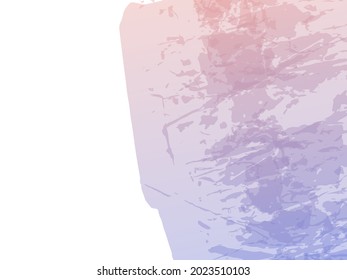 Vector Brush Stroke. Abstract Fluid Splash. Blue and Indigo Watercolor Textured Background.  Sale Banner Brushstroke. Isolated Splash on White Backdrop. Gradient Paintbrush.