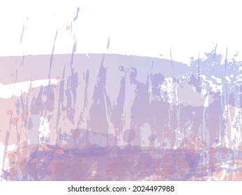 Vector Brush Stroke. Abstract Fluid Splash. Sale Banner Brushstroke. Isolated Splash on White Backdrop. Blue and Indigo Gradient Paintbrush. Watercolor Textured Background. 