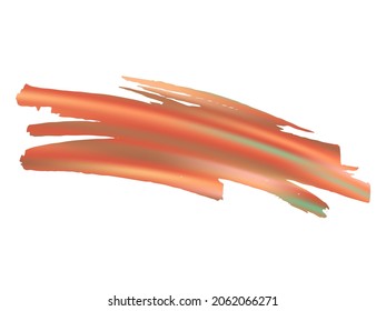 Vector Brush Stroke. Abstract Fluid Splash. Watercolor Textured Background.  Sale Banner Brushstroke. Gradient Paintbrush. Crimson Red Isolated Splash on White Backdrop.