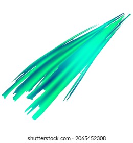 Vector Brush Stroke. Abstract Fluid Splash. Watercolor Textured Background.  Isolated Splash on White Backdrop. Gradient Paintbrush. Blue and Indigo Sale Banner Brushstroke.